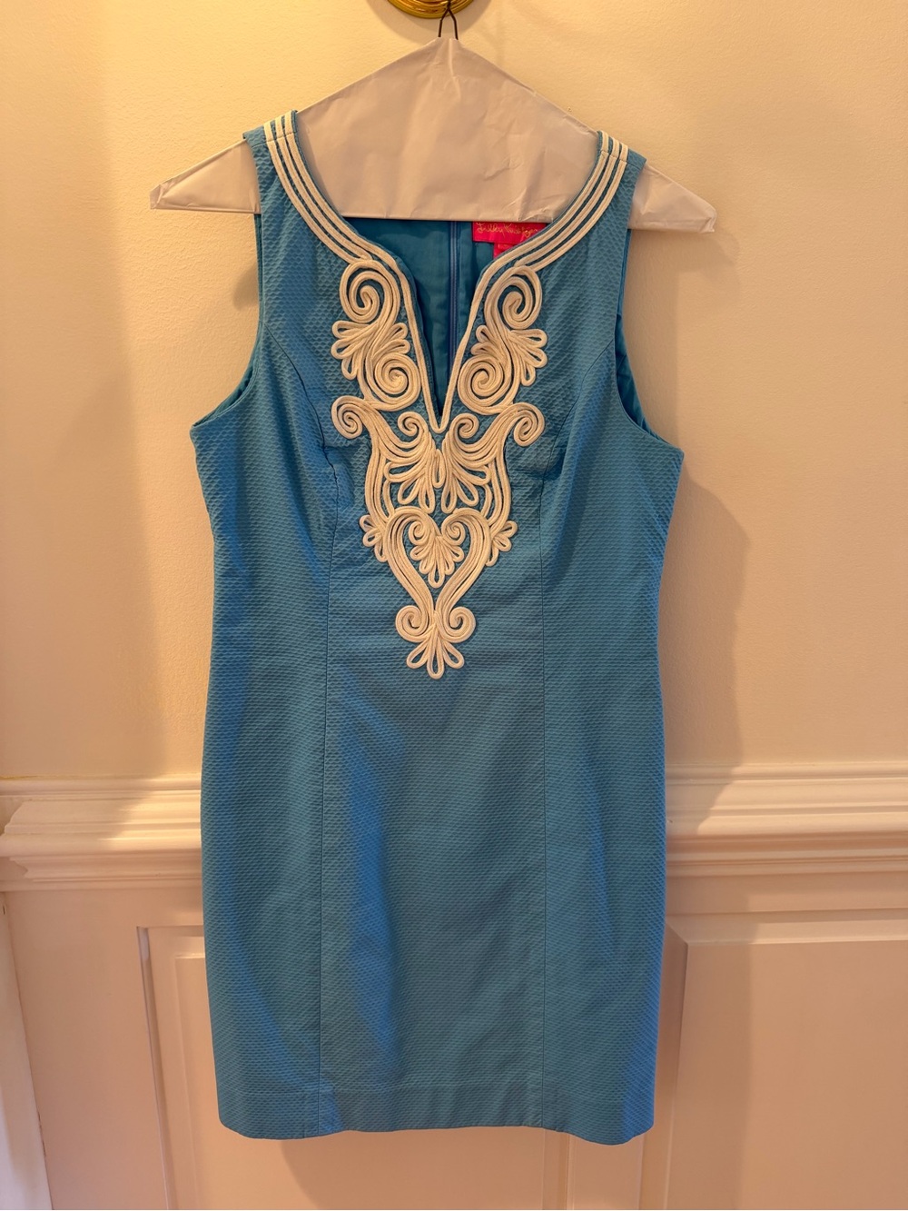 Lilly Pulitzer Gabby Blue & White Shift Dress